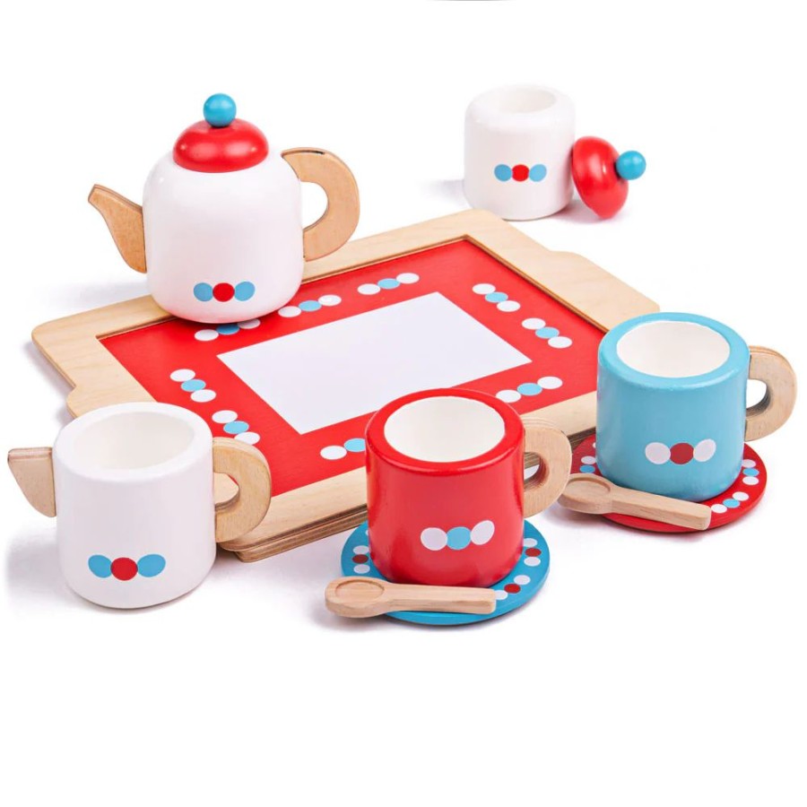 Wooden Toys Little Dreamers | Bigjigs Tea Tray