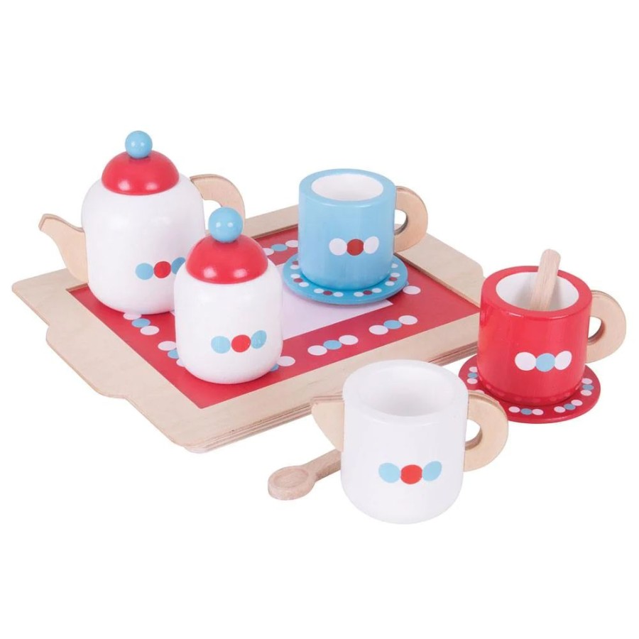 Wooden Toys Little Dreamers | Bigjigs Tea Tray