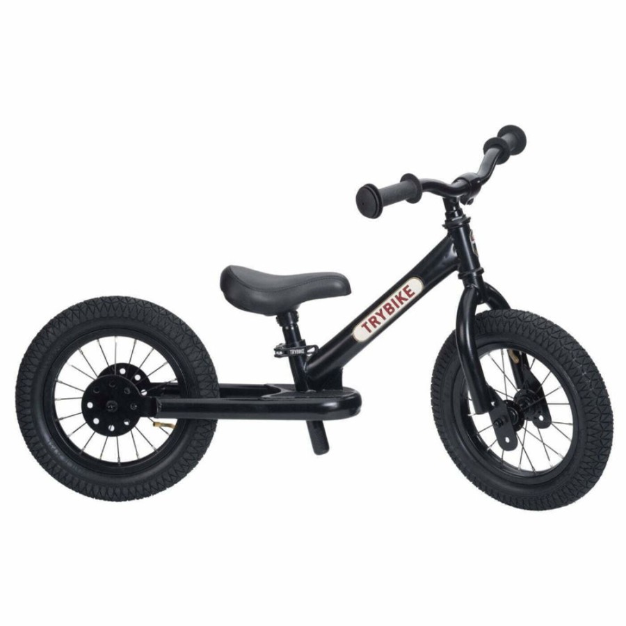 Outdoor Fun Little Dreamers | Trybike 2-In-1 Steel Black