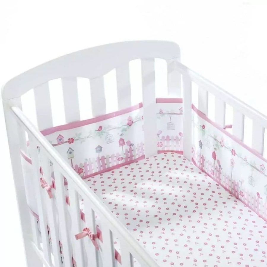 Accessories Little Dreamers | Breathablebaby Cot/Cotbed Bumper English Garden