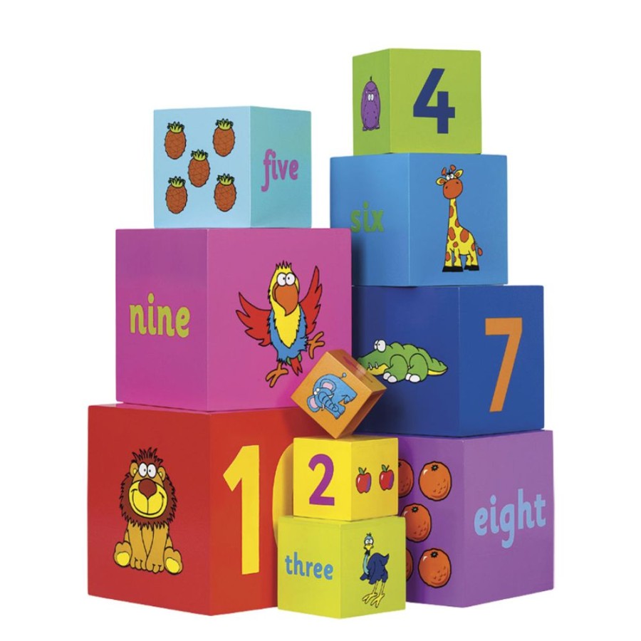 Wooden Toys Little Dreamers | Tidlo Rainbow Stacking Cubes