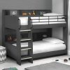 Kids Rooms Little Dreamers | Domino Bunk Bed - Anthracite