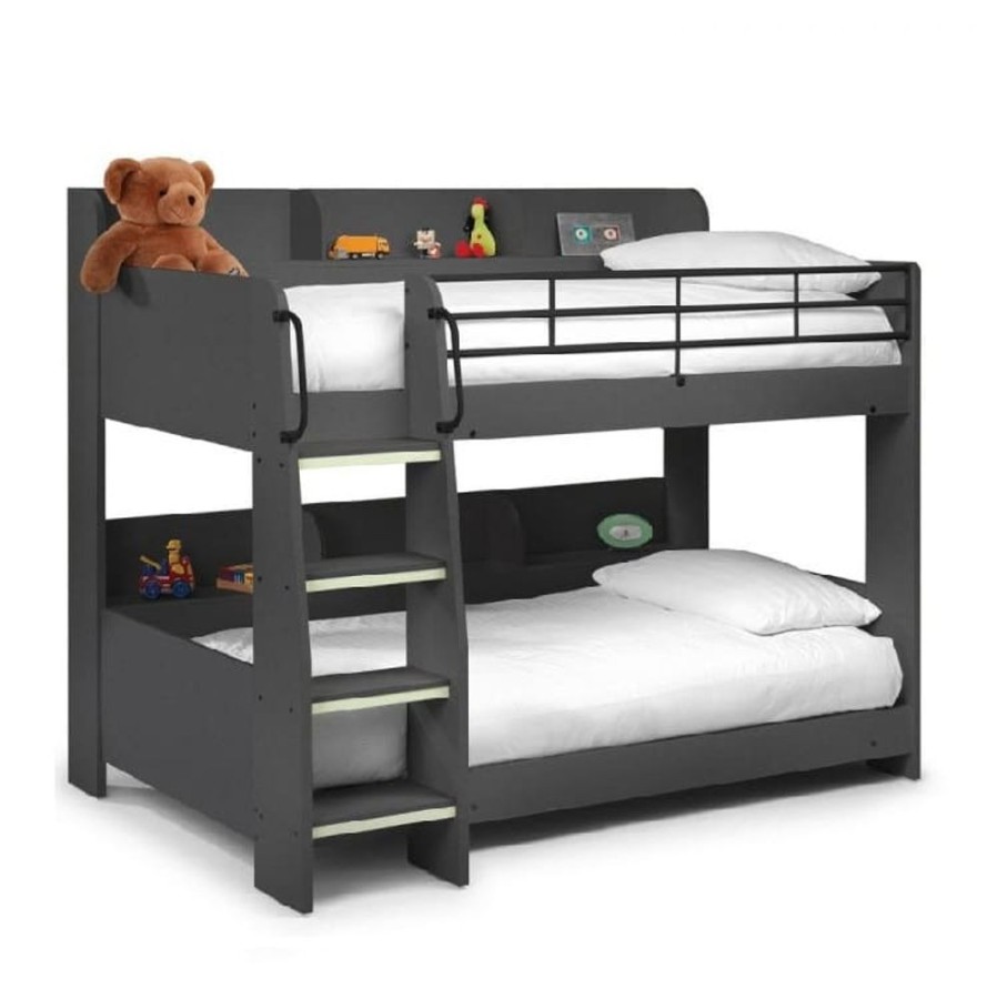 Kids Rooms Little Dreamers | Domino Bunk Bed - Anthracite