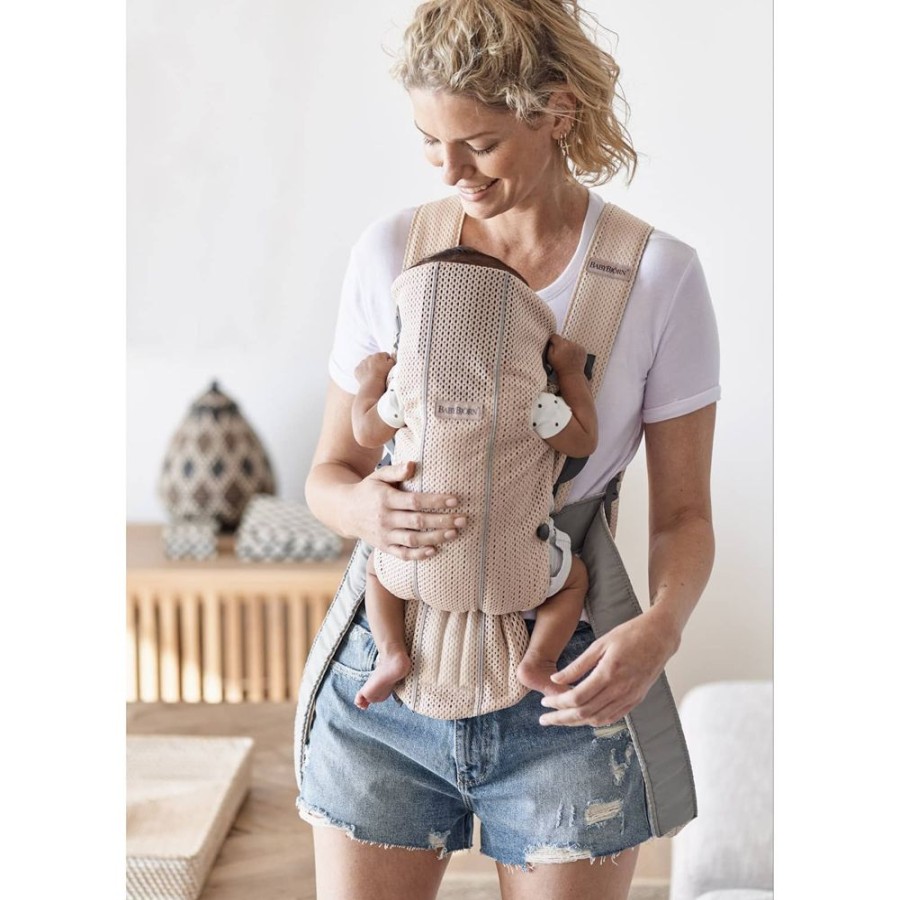 Out & About Little Dreamers | Babybjorn 3D Mesh Mini Baby Carrier Pearly Pink