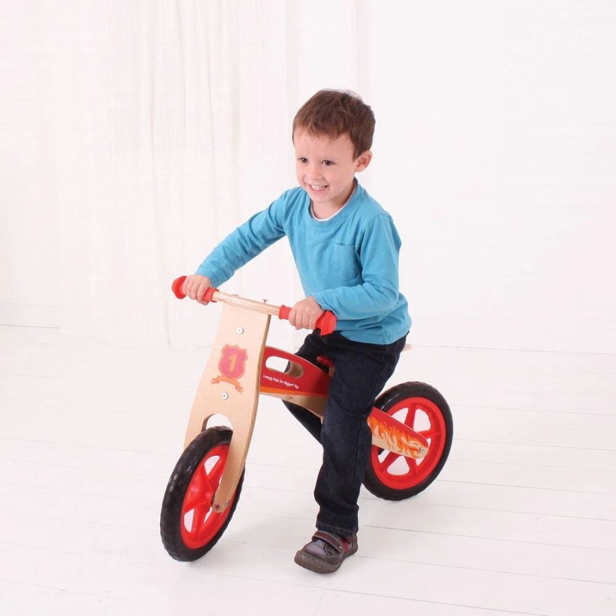 Outdoor Fun Little Dreamers | Bigjigs My First Bike - Red