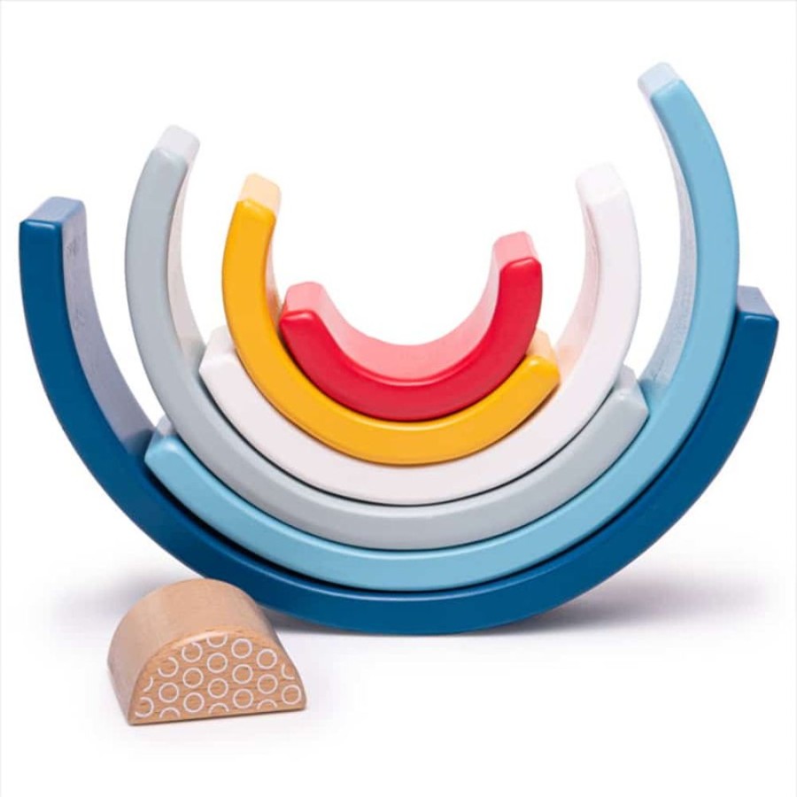 Wooden Toys Little Dreamers | Bigjigs Rainbow Arches - Fsc 100%