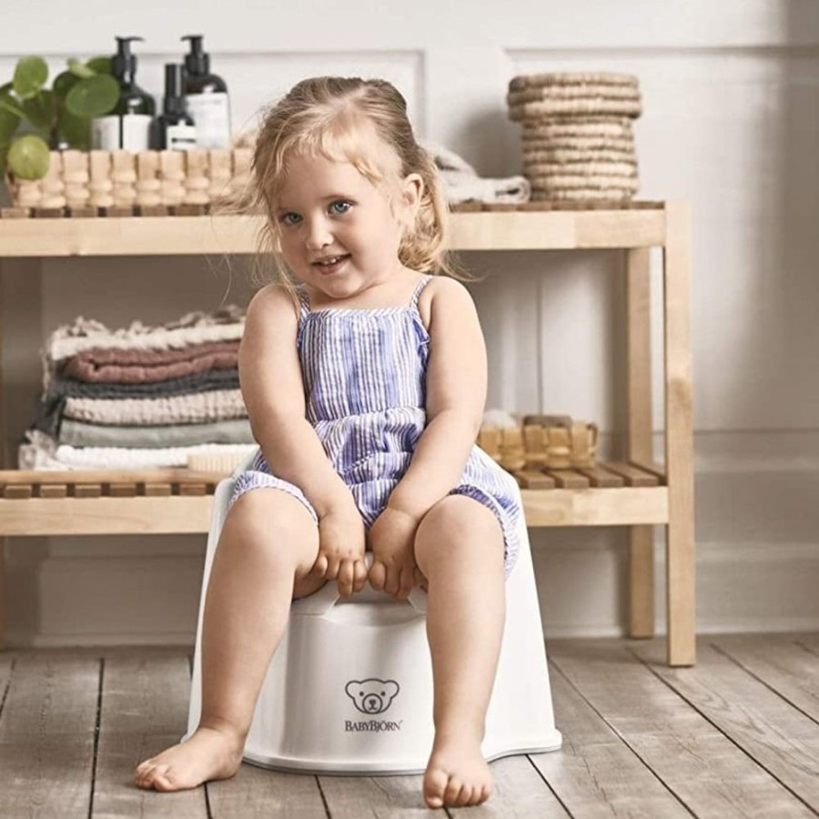 At Home Little Dreamers | Babybjorn Potty Chair White