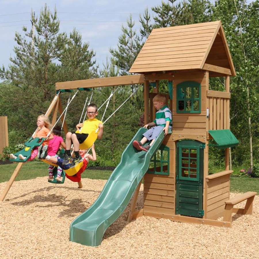 Outdoor Fun Little Dreamers | Kidkraft Windale Wooden Playset