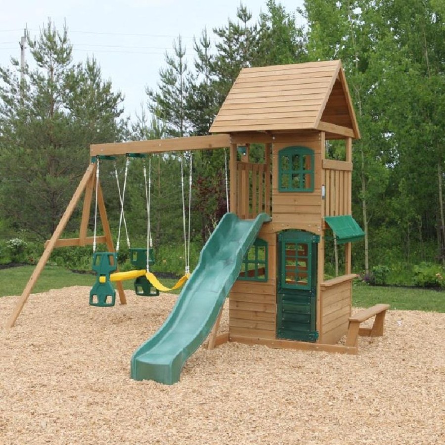 Outdoor Fun Little Dreamers | Kidkraft Windale Wooden Playset