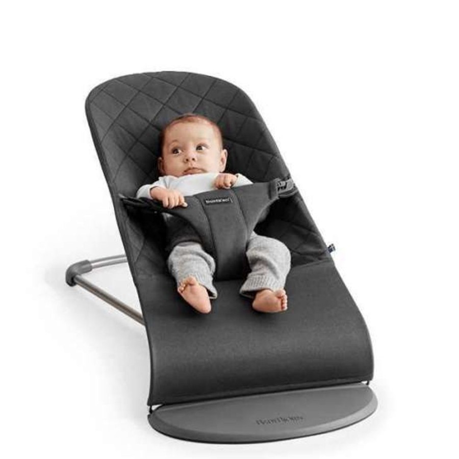 At Home Little Dreamers | Babybjorn Bouncer Bliss - Anthracite Cotton