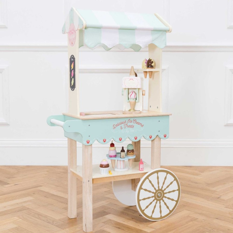 Wooden Toys Little Dreamers | Le Toy Van Ice Cream Trolley