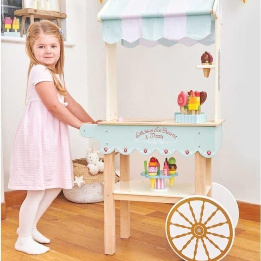 Wooden Toys Little Dreamers | Le Toy Van Ice Cream Trolley