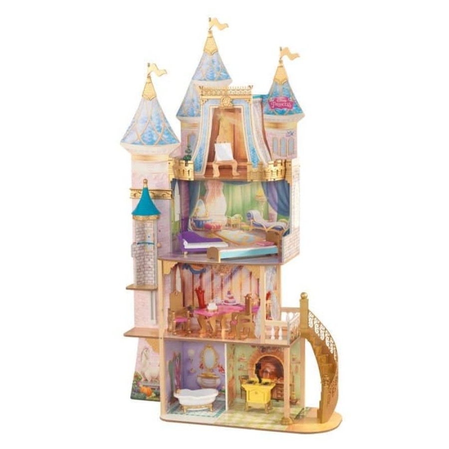 Wooden Toys Little Dreamers | Kidkraft Disney Princess Royal Celebration Dollhouse