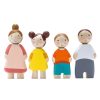 Wooden Toys Little Dreamers | Tenderleaf Leaf Doll Family