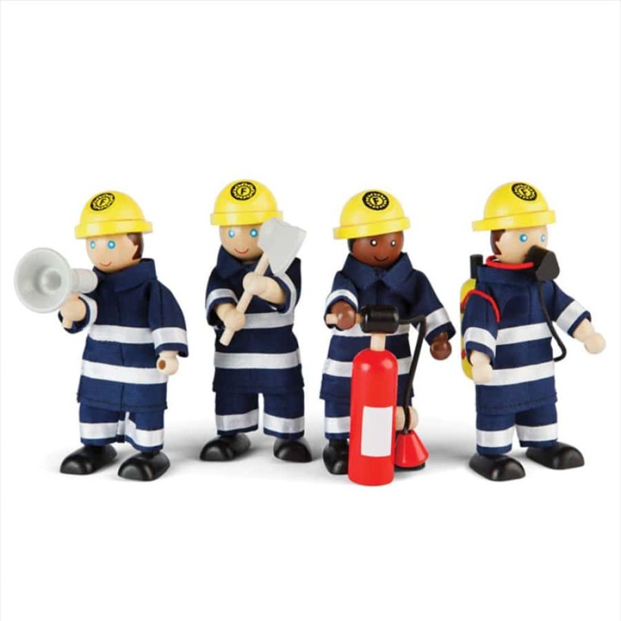 Wooden Toys Little Dreamers | Tidlo Firefighters Set