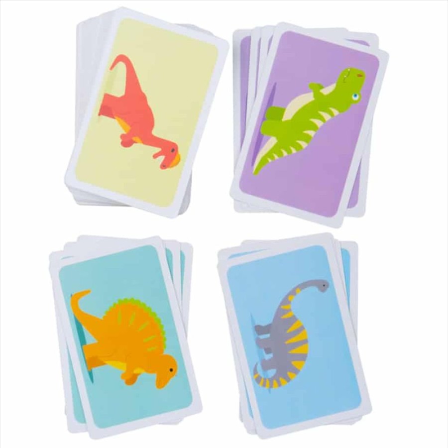 Wooden Toys Little Dreamers | Bigjigs Snap Dinosaur Card Game