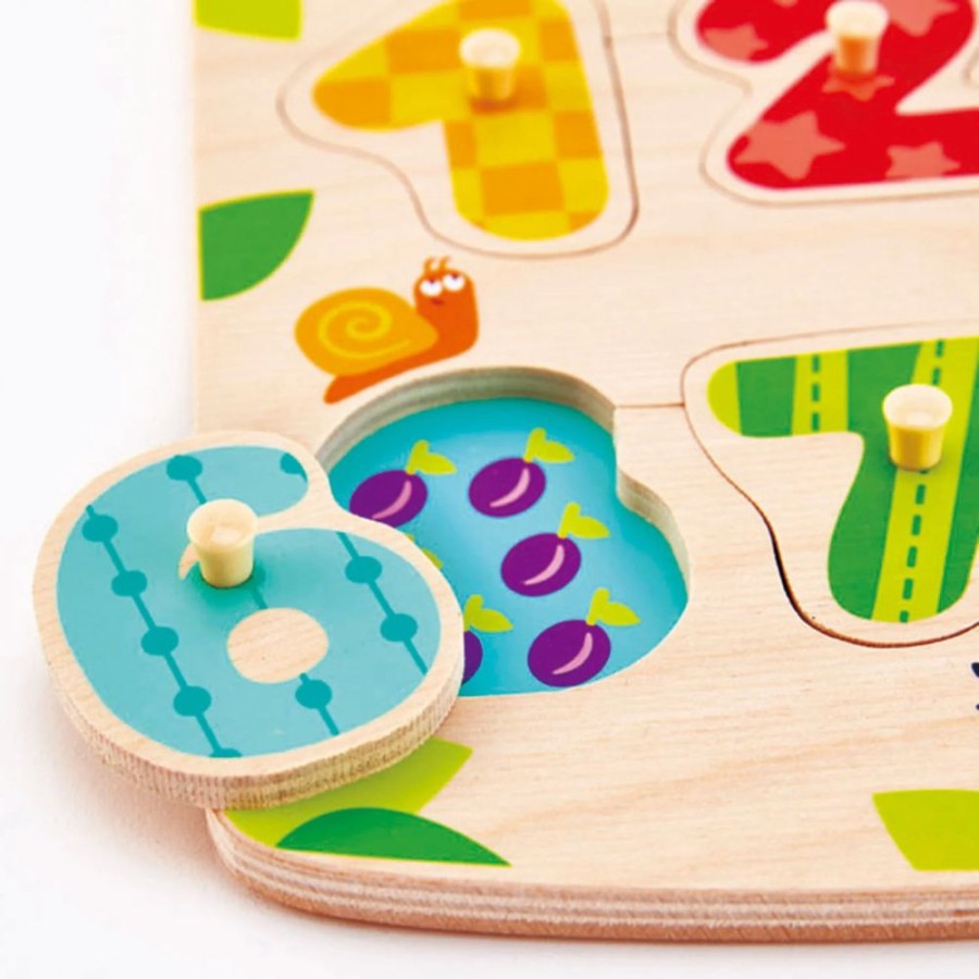 Wooden Toys Little Dreamers | Hape Number Peg Puzzle