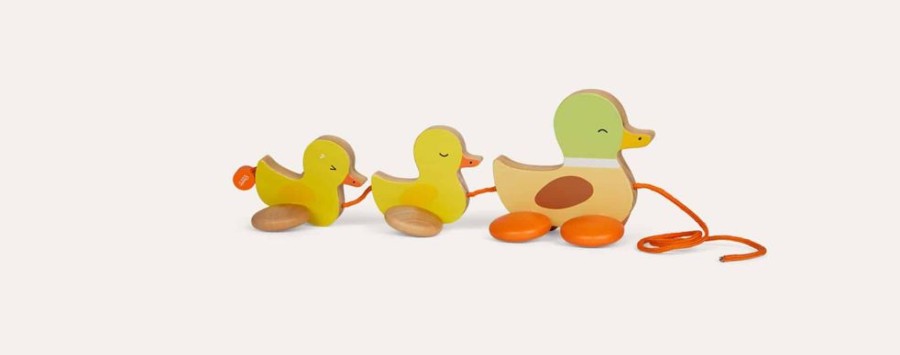 Wooden Toys Little Dreamers | Classis World Paddling Pull Along Duck