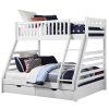 Kids Rooms Little Dreamers | Space Triple Bunk Bed - White