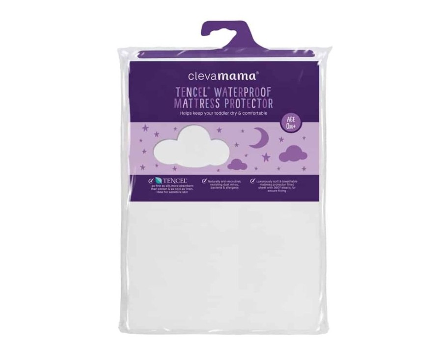 Accessories Little Dreamers | Clevamama Tencel Mattress Protector Cot