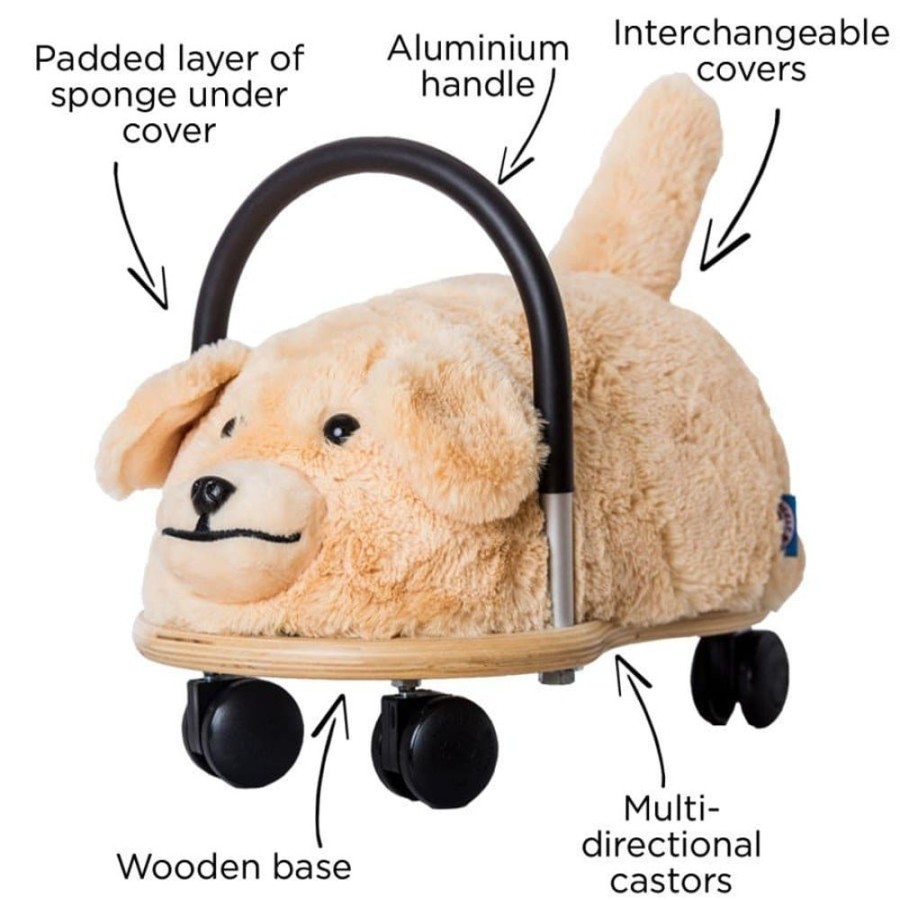 Wooden Toys Little Dreamers | Wheelybug Plush Dog