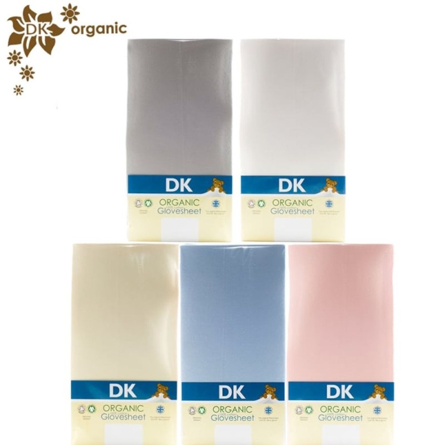 Accessories Little Dreamers | Dk Glovesheet Organic Cotton Fitted Sheet Junior Bed 70 X 160Cm