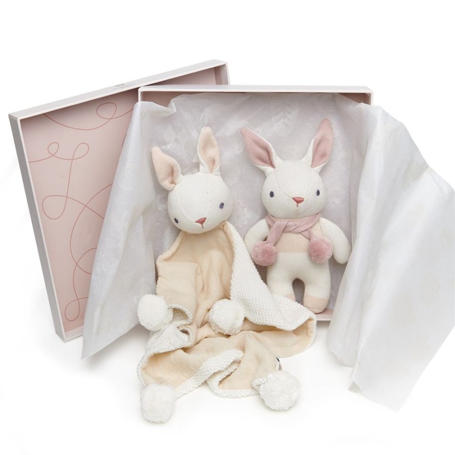 Gifts Little Dreamers | Baby Threads Bunny Cream Gift Set