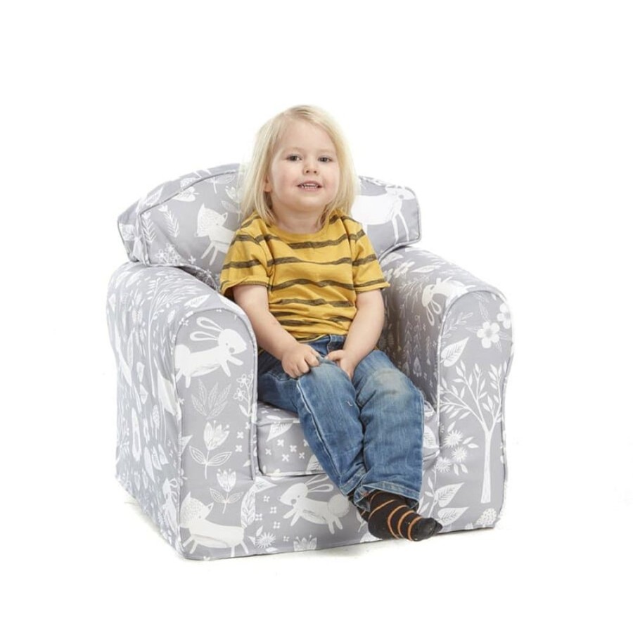 Accessories Little Dreamers | Kids Armchair - Woodland Grey