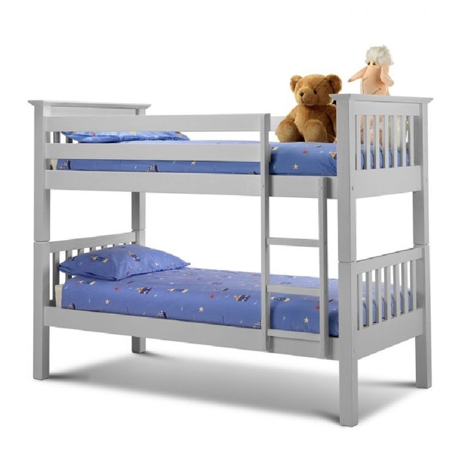 Kids Rooms Little Dreamers | Barcelona Bunk Bed Dove Grey