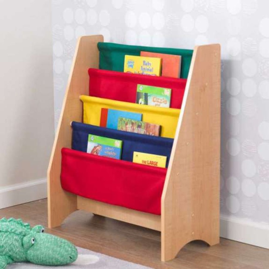 Wooden Toys Little Dreamers | Kidkraft Sling Bookcase - Primary