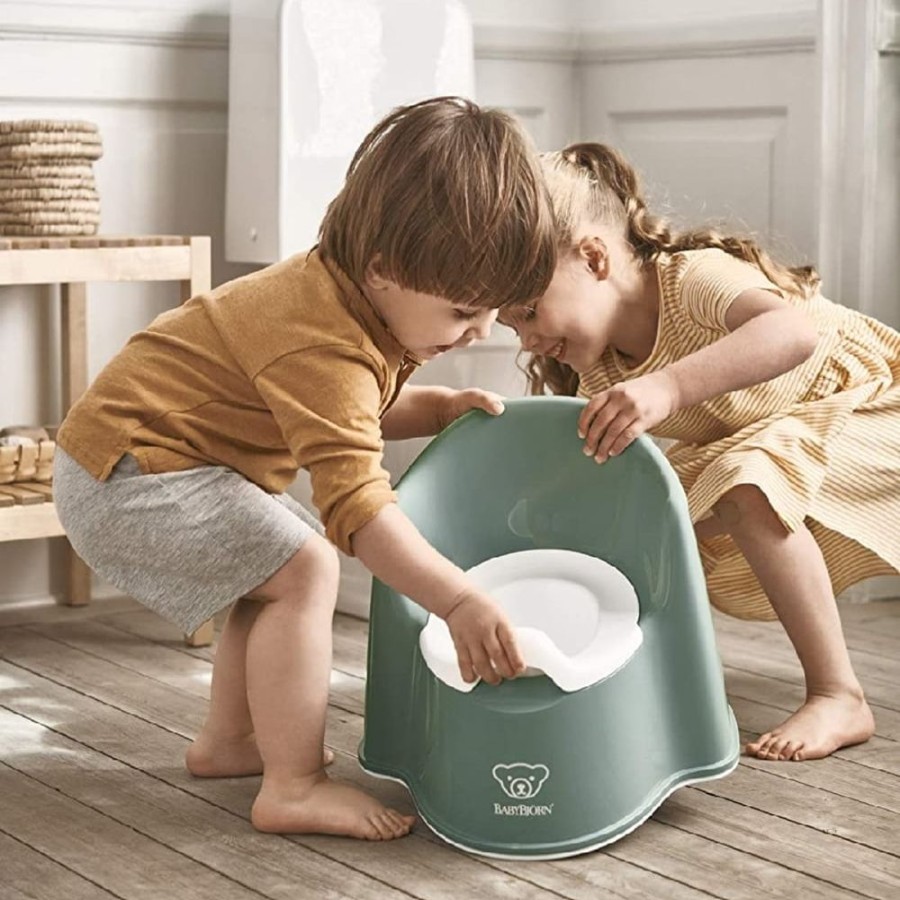 At Home Little Dreamers | Babybjorn Potty Chair Deep Green