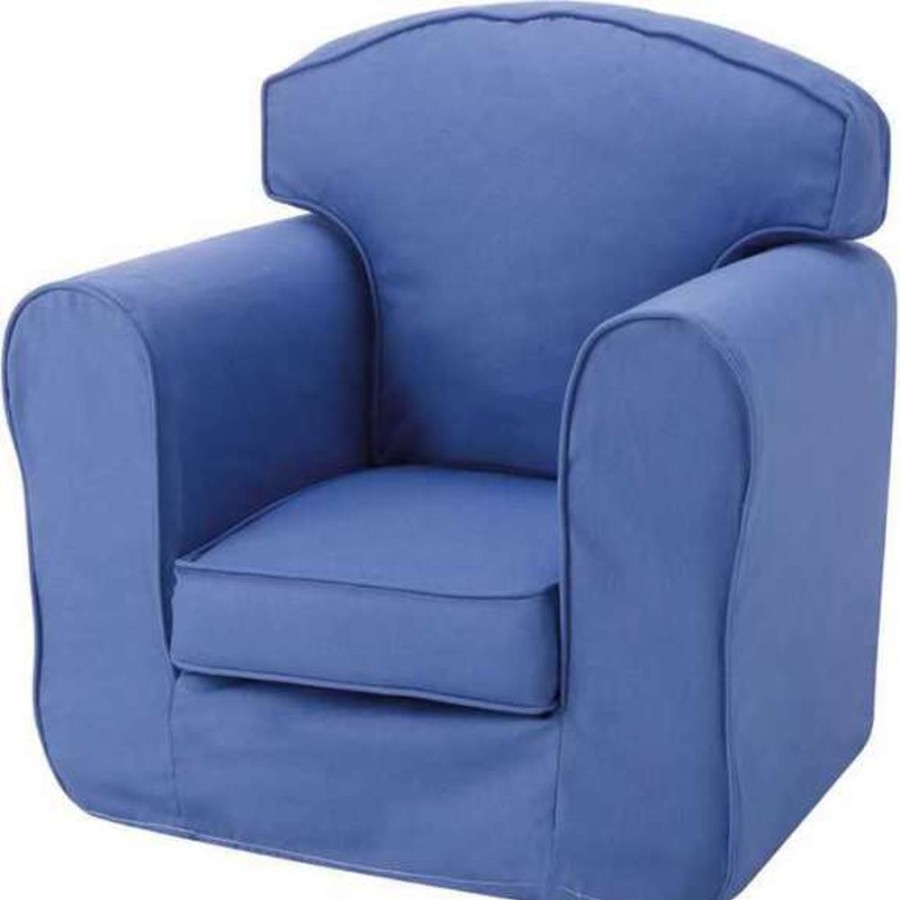 Accessories Little Dreamers | Kids Armchair / Plain Blue