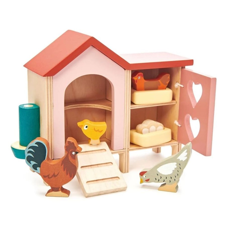 Wooden Toys Little Dreamers | Tenderleaf Toys Chicken Coop