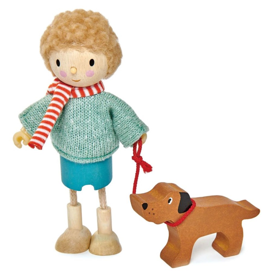 Wooden Toys Little Dreamers | Tenderleaf Toys Mr Goodwood And His Dog