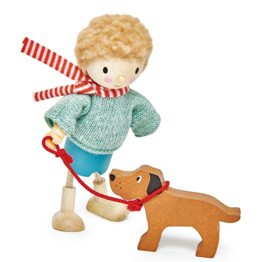 Wooden Toys Little Dreamers | Tenderleaf Toys Mr Goodwood And His Dog