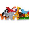 Wooden Toys Little Dreamers | Alphabet Jigsaw Zoo Animal Numbers