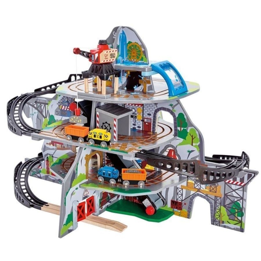 Wooden Toys Little Dreamers | Hape Mighty Mountain Mine Train Set