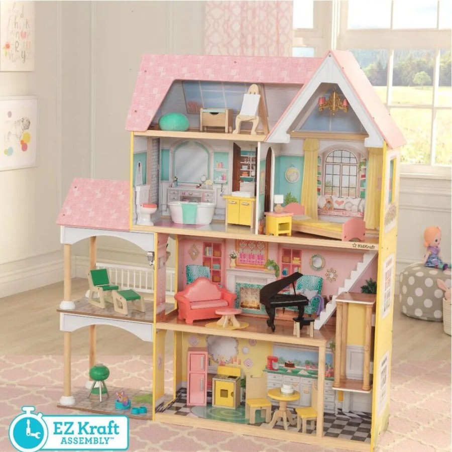 Wooden Toys Little Dreamers | Kidkraft Lola Dollhouse