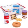 Wooden Toys Little Dreamers | Bigjigs Grocery Basket Including Food