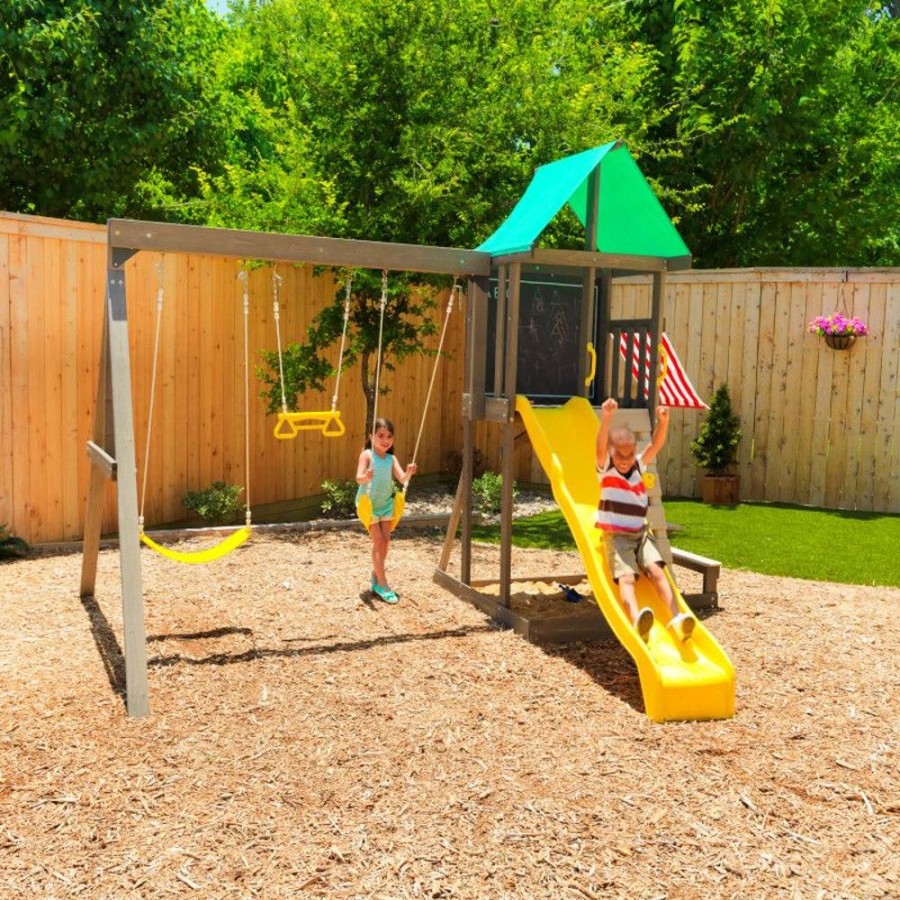 Outdoor Fun Little Dreamers | Kidkraft Newport Wooden Playset