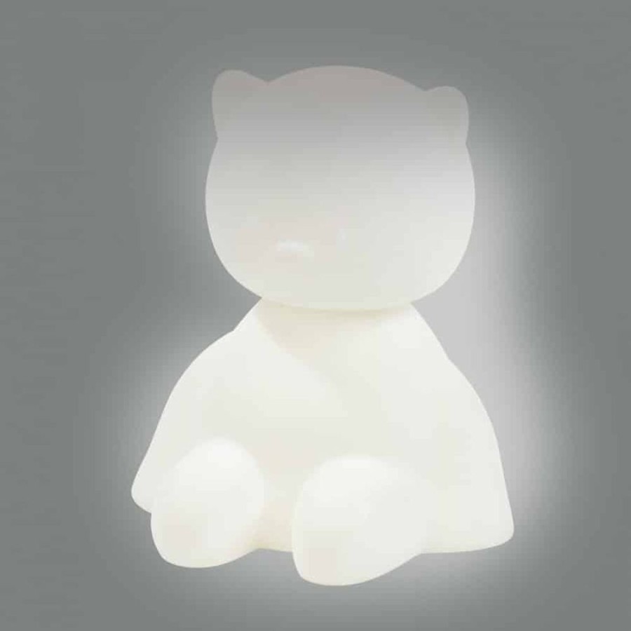 Accessories Little Dreamers | Nattou Lapidou Colour Changing Night Light Cat