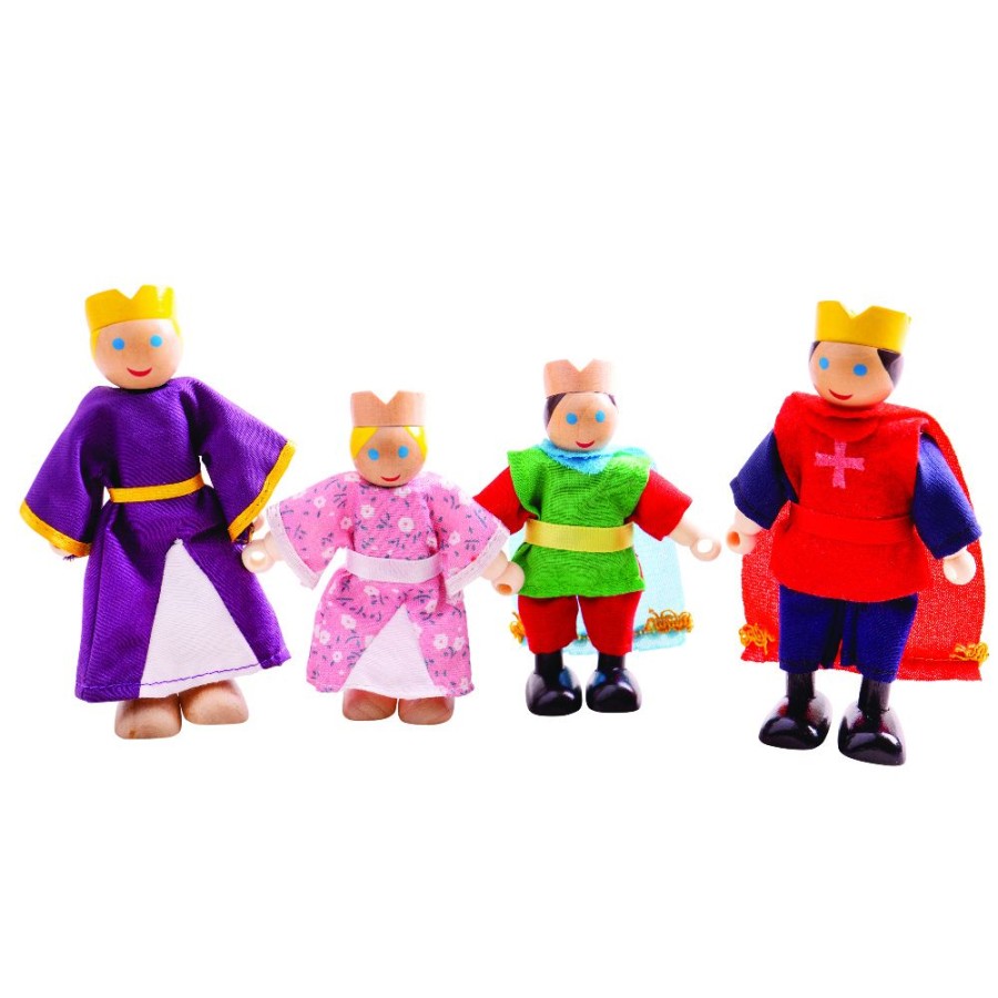 Wooden Toys Little Dreamers | Bigjigs Royal Family Dolls