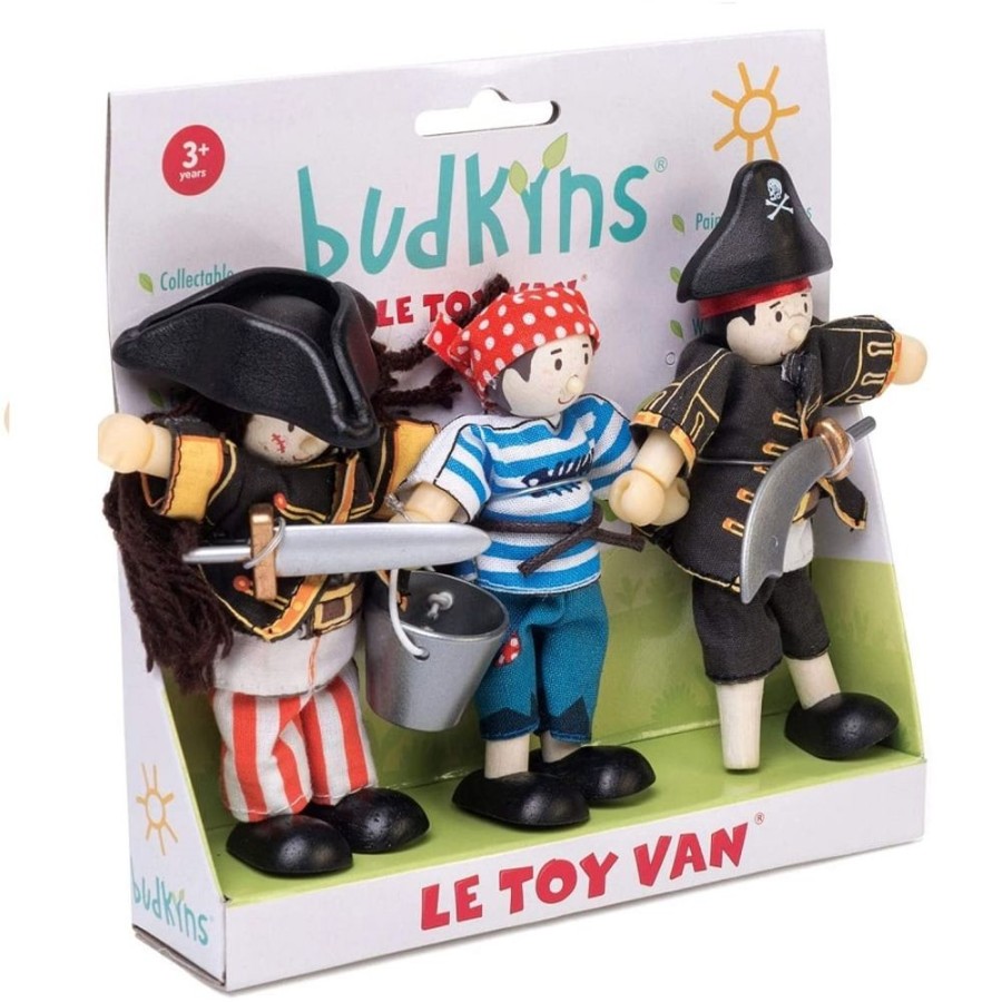 Wooden Toys Little Dreamers | Budkins Pirate Gift Pack