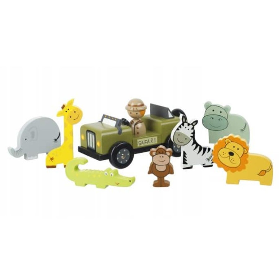 Wooden Toys Little Dreamers | Orange Tree Toys Jungle Safari Play Set