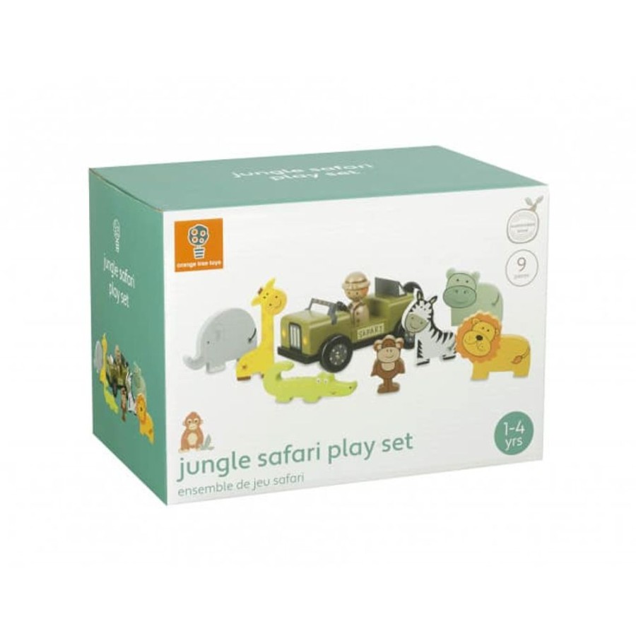 Wooden Toys Little Dreamers | Orange Tree Toys Jungle Safari Play Set