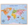 Wooden Toys Little Dreamers | Bigjigs World Map Puzzle