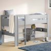 Kids Rooms Little Dreamers | Pluto Midsleeper Dove Grey