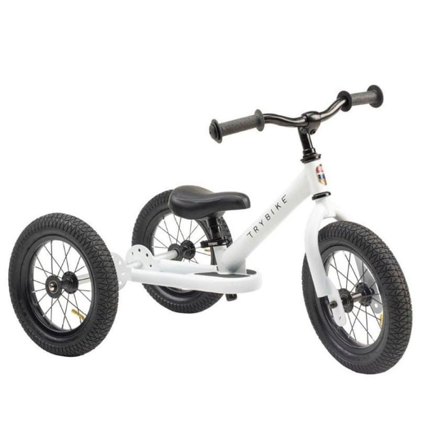 Outdoor Fun Little Dreamers | Trybike 2-In-1 Steel White