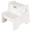 Wooden Toys Little Dreamers | Kidkraft Two Step Stool - White