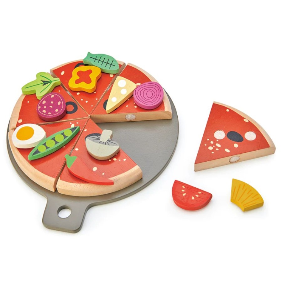 Wooden Toys Little Dreamers | Tenderleaf Toys Pizza Party